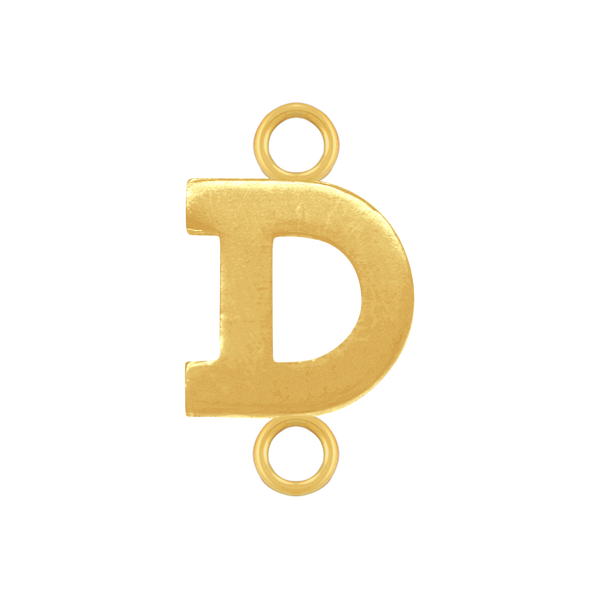 Clarenwood Initials with 2 Jump Rings in 14K Gold (5 mm)