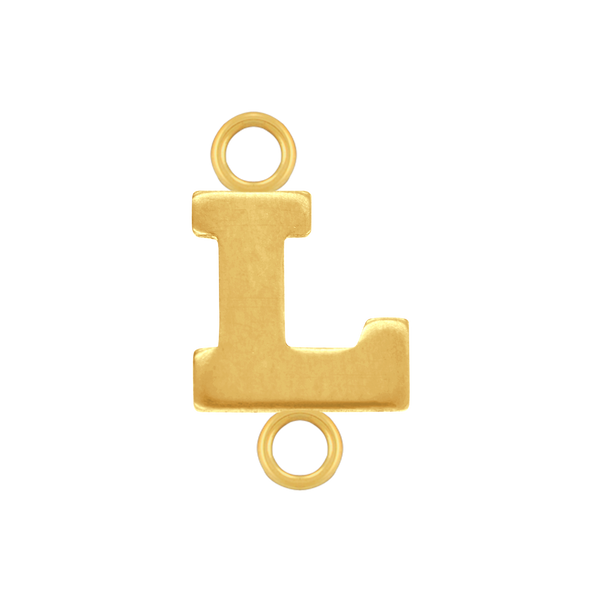 Clarenwood Initials with 2 Jump Rings in 14K Gold (5 mm)