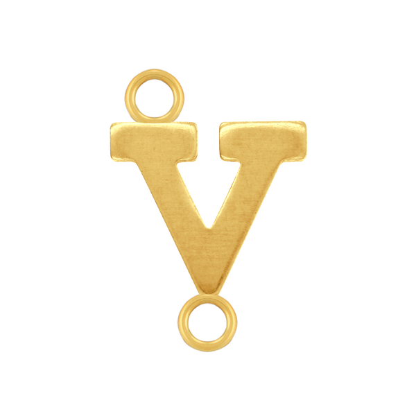 Clarenwood Initials with 2 Jump Rings in 14K Gold (5 mm)