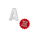 Block Initials in Sterling Silver (12.00 mm)