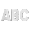 Block Initials in Sterling Silver (12.00 mm)