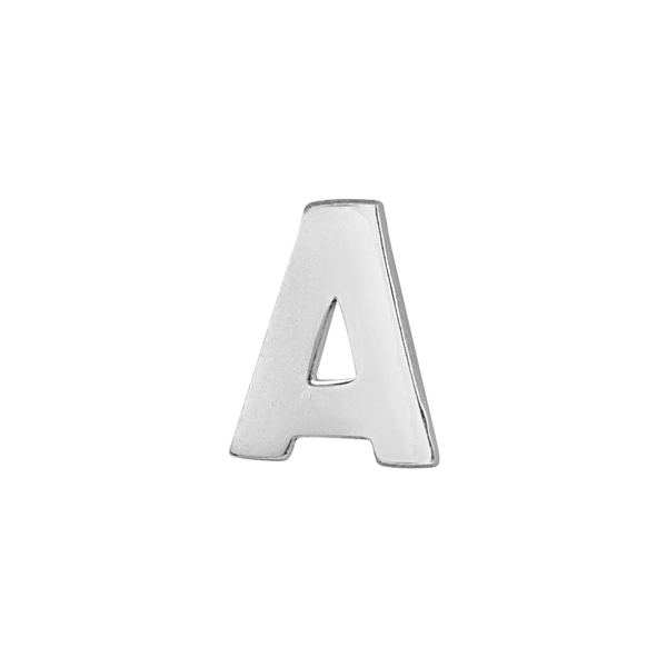 Block Initials in 14K Gold (12.00 mm)