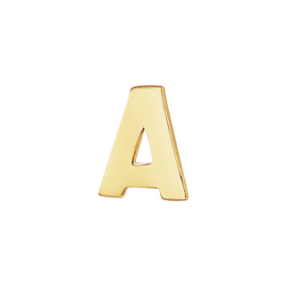 Block Initials in 14K Gold (12.00 mm)