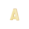 Block Initials in 14K Gold (12.00 mm)