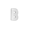 Block Initials in Sterling Silver (12.00 mm)