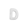 Block Initials in Sterling Silver (12.00 mm)