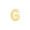 Block Initials in 14K Gold (12.00 mm)
