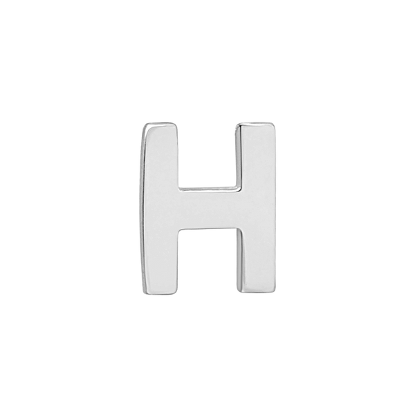 Block Initials in Sterling Silver (12.00 mm)