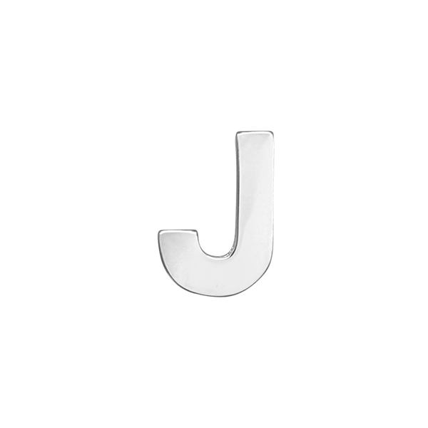 Block Initials in Sterling Silver (12.00 mm)