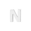 Block Initials in Sterling Silver (12.00 mm)