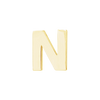 Block Initials in 14K Gold (12.00 mm)
