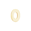Block Initials in 14K Gold (12.00 mm)