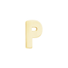 Block Initials in 14K Gold (12.00 mm)