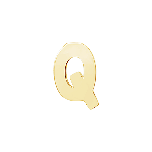 Block Initials in 14K Gold (12.00 mm)