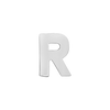 Block Initials in Sterling Silver (12.00 mm)
