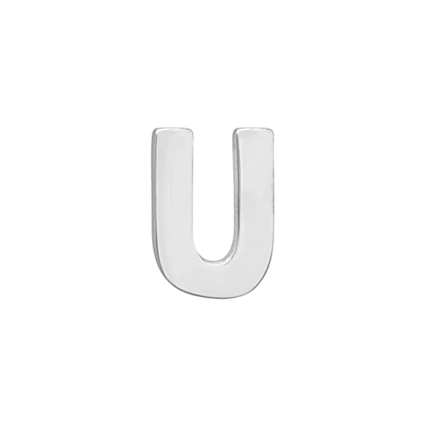 Block Initials in Sterling Silver (12.00 mm)