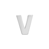 Block Initials in Sterling Silver (12.00 mm)