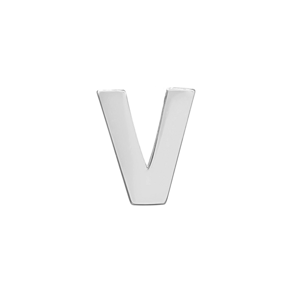 Block Initials in Sterling Silver (12.00 mm)