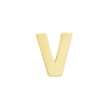 Block Initials in 14K Gold (12.00 mm)