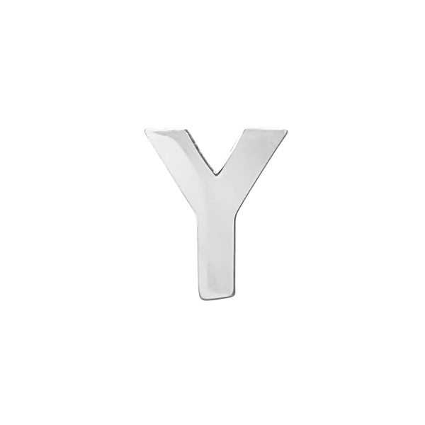 Block Initials in Sterling Silver (12.00 mm)