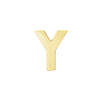 Block Initials in 14K Gold (12.00 mm)
