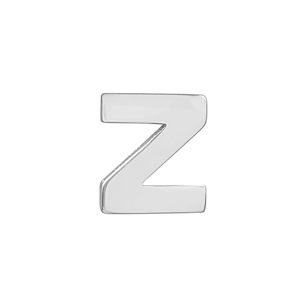 Block Initials in Sterling Silver (12.00 mm)