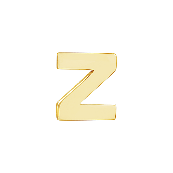 Block Initials in 14K Gold (12.00 mm)