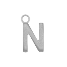 Load image into Gallery viewer, Highway Gothic Initials with 1 Jump Ring (6 mm)
