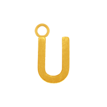 Load image into Gallery viewer, Highway Gothic Initials with 1 Jump Ring (6 mm)
