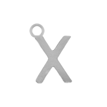 Load image into Gallery viewer, Highway Gothic Initials with 1 Jump Ring (6 mm)
