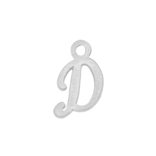 Load image into Gallery viewer, Script Initials with 1 Jump Ring (7 mm)
