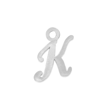 Load image into Gallery viewer, Script Initials with 1 Jump Ring (7 mm)
