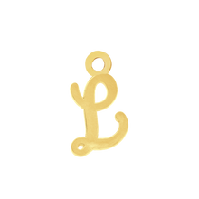 Load image into Gallery viewer, Script Initials with 1 Jump Ring (7 mm)

