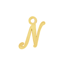 Load image into Gallery viewer, Script Initials with 1 Jump Ring (7 mm)
