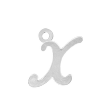 Load image into Gallery viewer, Script Initials with 1 Jump Ring (7 mm)
