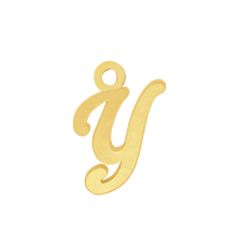 Load image into Gallery viewer, Script Initials with 1 Jump Ring (7 mm)
