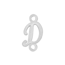 Load image into Gallery viewer, Script Initials with 2 Jump Rings (7 mm)
