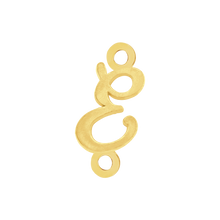 Load image into Gallery viewer, Script Initials with 2 Jump Rings (7 mm)
