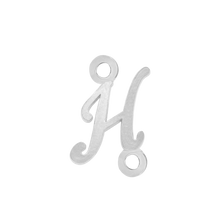 Load image into Gallery viewer, Script Initials with 2 Jump Rings (7 mm)
