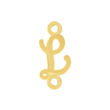 Load image into Gallery viewer, Script Initials with 2 Jump Rings (7 mm)
