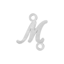 Load image into Gallery viewer, Script Initials with 2 Jump Rings (7 mm)
