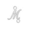 Script Initials with 2 Jump Rings (7 mm)