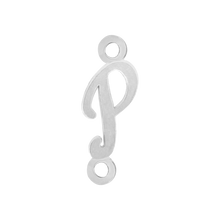 Load image into Gallery viewer, Script Initials with 2 Jump Rings (7 mm)
