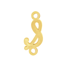 Load image into Gallery viewer, Script Initials with 2 Jump Rings (7 mm)
