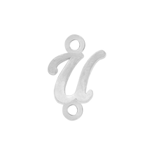 Load image into Gallery viewer, Script Initials with 2 Jump Rings (7 mm)
