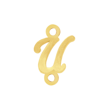 Load image into Gallery viewer, Script Initials with 2 Jump Rings (7 mm)
