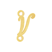 Load image into Gallery viewer, Script Initials with 2 Jump Rings (7 mm)
