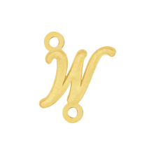 Load image into Gallery viewer, Script Initials with 2 Jump Rings (7 mm)
