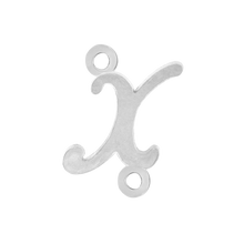 Load image into Gallery viewer, Script Initials with 2 Jump Rings (7 mm)
