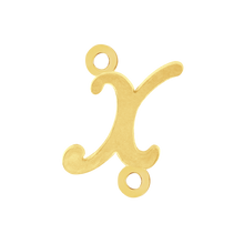 Load image into Gallery viewer, Script Initials with 2 Jump Rings (7 mm)
